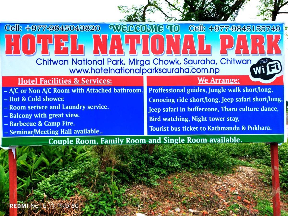 Hotel National Park Sauraha- Homely Stay And Peaceful Location With Jungle Safari Arrangements מראה חיצוני תמונה